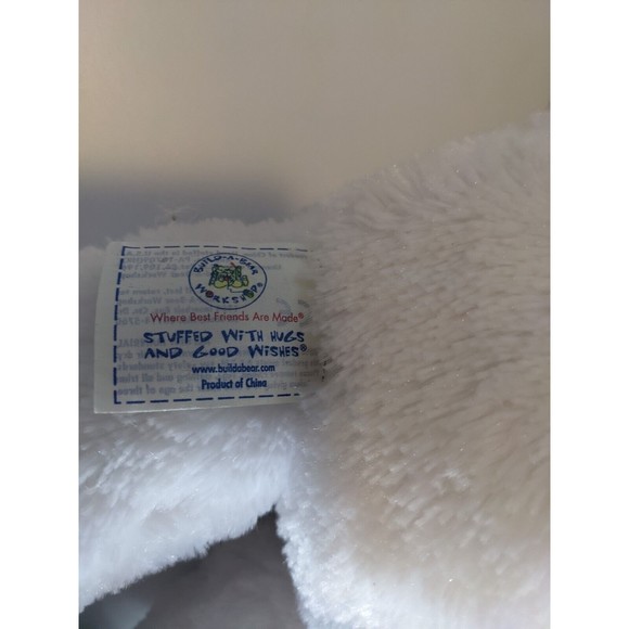 Build A Bear Peace Bear 16" Retired W/Red White Blue Peace Sign Stuffed Animal - Picture 4 of 11